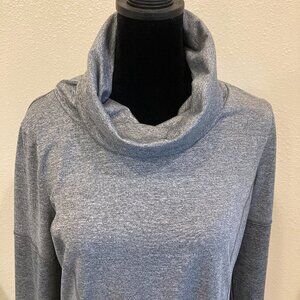 Danskin Now Women's Size Medium Long Sleeve Cowl Neck Top Dri More Athletic Wear